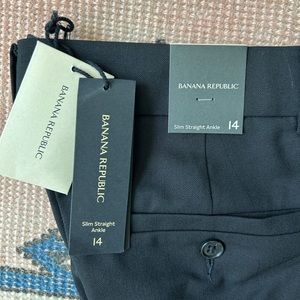 Banana Republic Slim Ankle black dress pants